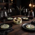 Handmade Green Onyx Coasters | Natural Marble Drink Coasters with Holder | Luxury Home Decor
