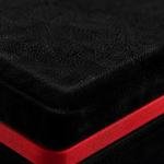 Black Velvet Chess Set Storage Case, Luxury Organizer, Protective Display Box