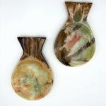 Handcrafted Green Onyx Fish Spoon Rest | Natural Stone Kitchen Decor