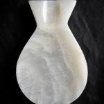 Handcrafted White Onyx Fish Spoon Rest | Natural Stone Kitchen Decor