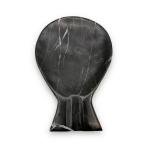 Handcrafted Black Onyx Fish Spoon Rest | Natural Stone Kitchen Decor