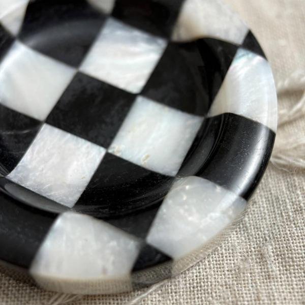 Handmade Black Marble Catchall Tray | Natural Stone Vanity Organizer | Unique Veining