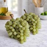 Green Onyx Grapes, Handmade Natural Stone Fruit Cluster, Kitchen & Table Decor, Wine Lover Gift