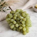 Green Onyx Grapes, Handmade Natural Stone Fruit Cluster, Kitchen & Table Decor, Wine Lover Gift